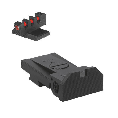 Kensight Kensight 1911 Bomar Beveled Blade Sight Set W/ 0.200 Tall Fiber Optic Flat Front