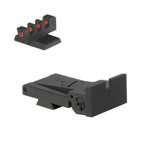 Kensight Kensight 1911 Bomar Square Blade Sight Set W/ 0.200 Tall Fiber Optic Flat Front