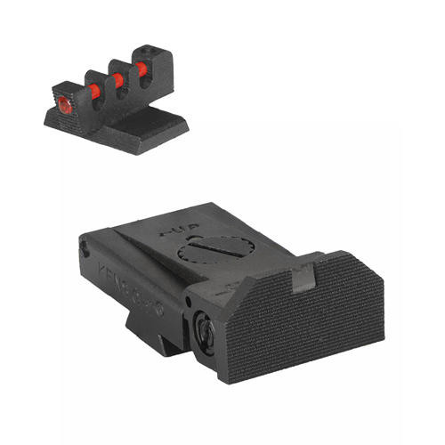 Kensight Kensight 1911 LPA Adjustable Beveled Blade Sight Set W/ 0.200 Tall Fiber Optic Flat Front Sight