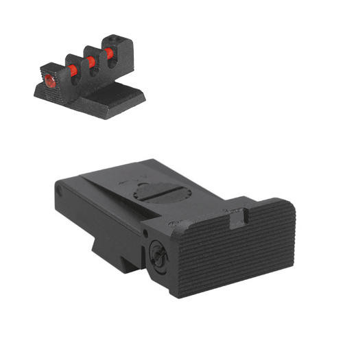 Kensight Kensight 1911 LPA Rounded Blade Sight Set W/ 0.200 Tall Fiber Optic Flat Front Sight