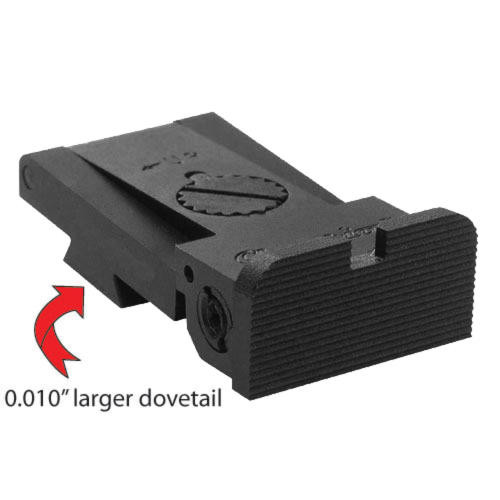Kensight Kensight Target 1911 Sights Oversized Dovetail Sight 0.010 Square Blade - Fits Bomar BMCS  Sight Dovetail Cut