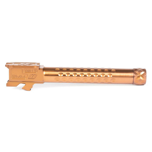 ZEV ZEV Optimized Match Barrel For Glock17, Gen5 1/2X28 Threading Bronze