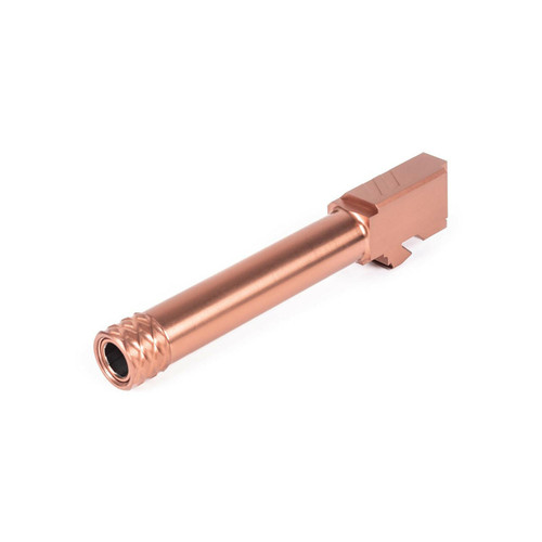 ZEV ZEV Pro Match Barrel For Glock 19, Gen1-5, 1/2X28 Threading, Bronze