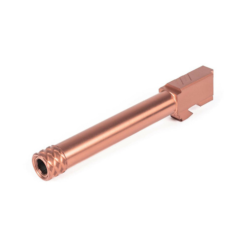 ZEV ZEV Pro Match Barrel For Glock 17, Gen 1-4, 1/2X28 Threading, Bronze