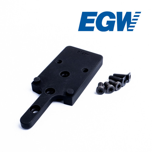 EGW RED DOT SIGHT MOUNT FOR SMITH AND WESSON (S&W) REVOLVER (FITS TRIJICON RMR / SRO, HOLOSUN 407C / 507C)
