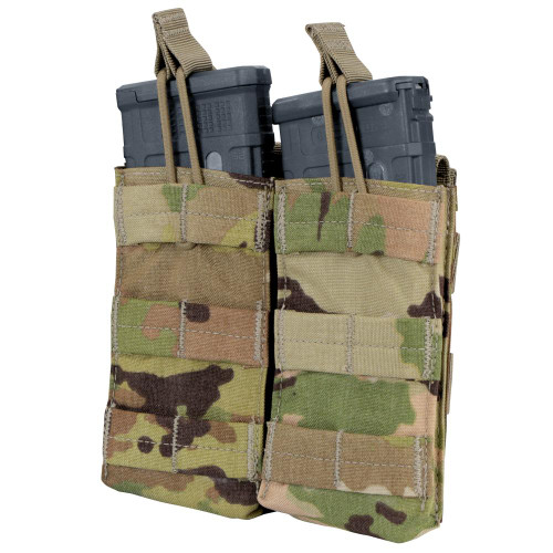 Condor Double M4/M16 Open-Top Mag Pouch - Scorpion OCP