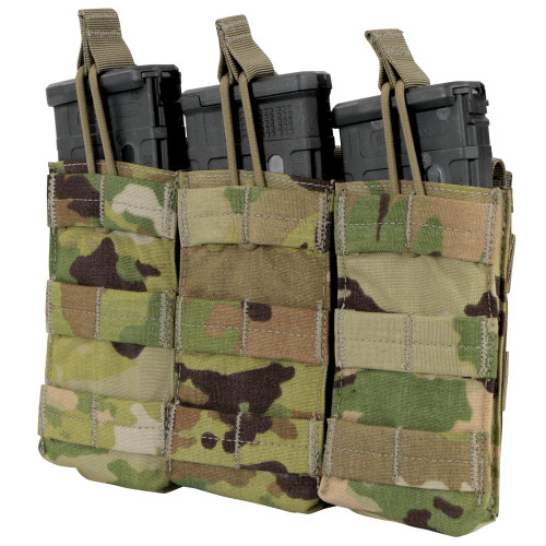 Condor Triple M4/M16 Open-Top Mag Pouch - Scorpion OCP