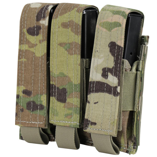 Condor Triple Pistol Mag Pouch - Scorpion OCP