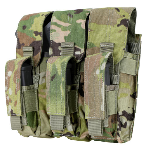 Condor Triple Ak Kangaroo Mag Pouch - Scorpion OCP