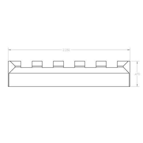 S7 Bipods Freeland (American) to Picatinny Rail Bipod Adapter