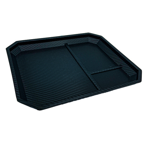 CARBON FIBER EDC KYDEX TRAY COLOR: BLACK