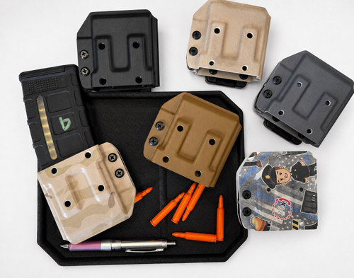 USATAC AR-15, M4, M16 , pmag, Kydex Magazine Pouch with Tulster MRD Adjustable Retention Device