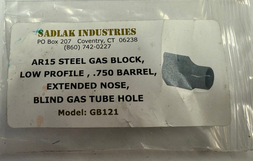 SADLAK GAS BLOCK 0.750 BORE