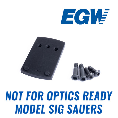EGW Holosun K Series (fits Vortex Defender Series, Shield RMSC/RMS/SMS, Leupold DeltaPoint Pro) Mount for Sig Sauer P220, P226, P229, P320
