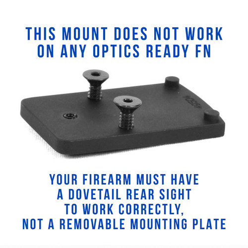 EGW Trijicon RMR / SRO, Holosun 407c / 507c Mount for FN FNS, FNX