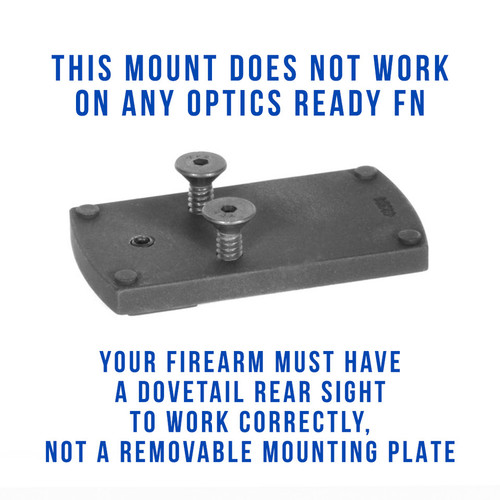 EGW FN FNS, FNX Sight Mount (fits Burris FastFire, Docter, Viridian RFX25)