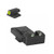 Kensight Kensight Springfield Adjustable Tritium Dot Rear W/ 0.200 Tall Tritium CONTOURED base Front