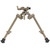 S7 Bipod 9-12" legs with Rubber Feet, (FDE) Cerakote Flat Dark Earth
