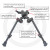 S7 Bipod 9-12" legs with Rubber Feet, (FDE) Cerakote Flat Dark Earth