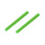 Kensight ® Fiber Optic Rods (Tube) - Set of 2pcs - GREEN - 0.059" Diameter