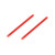 Kensight ® Fiber Optic Rods (Tube) - Set of 2pcs - RED - 0.039" Diameter