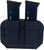 Dual Mag Pouch Kydex Basket Weave - Fits Glock 17 Double Stack,Black Basket Weave