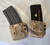 CAMOFLAGE EDITION:   AR-15, M4, M16 , pmag, Kydex Magazine Pouch with Tulster MRD Adjustable Retention Device