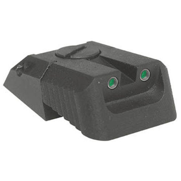 Kensight Kensight DAS 1911 Sights Adjustable Rear Combat Tritium Night Sights, Recessed Blade - Fits Novak LoMount  Sight Dovetail Cut