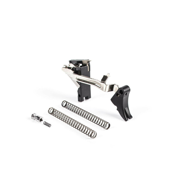 ZEV ZEV Fulcrum Adjustable Trigger Upgrade Drop-In Kit For Glock 1st-3rd Gen, 9Mm, Blk/Blk
