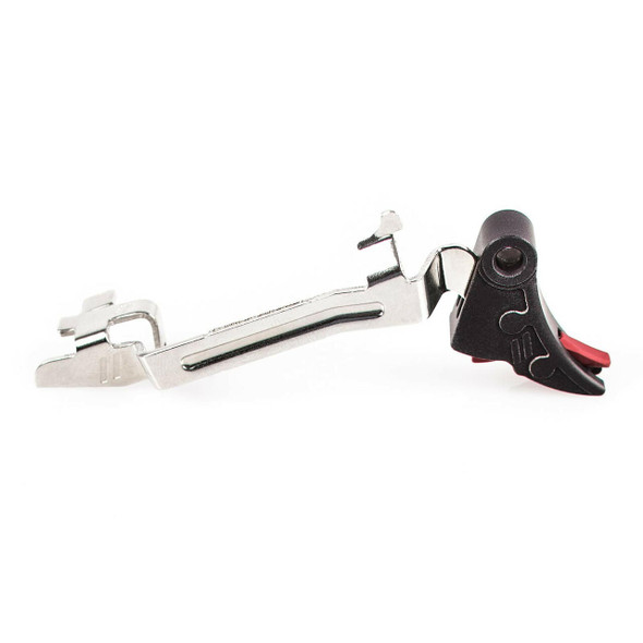 ZEV ZEV Pro Trigger Curved Face Upgrade Bar Kit Black Trigger W Red Safety Small
