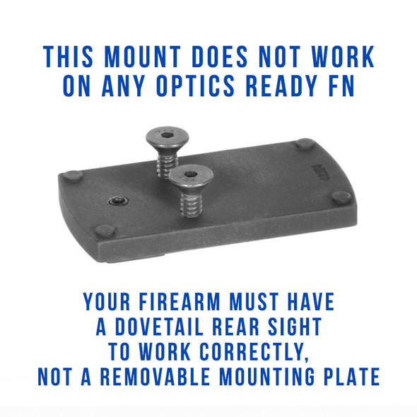 EGW FN FNS, FNX Sight Mount (fits Burris FastFire, Docter, Viridian RFX25)