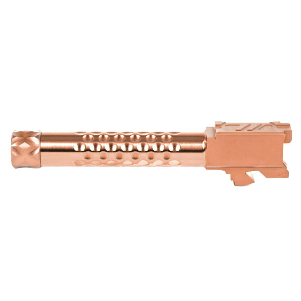 ZEV ZEV Optimized Match Barrel For Glock 19, Gen1-5, 1/2X28 Threading, Bronze