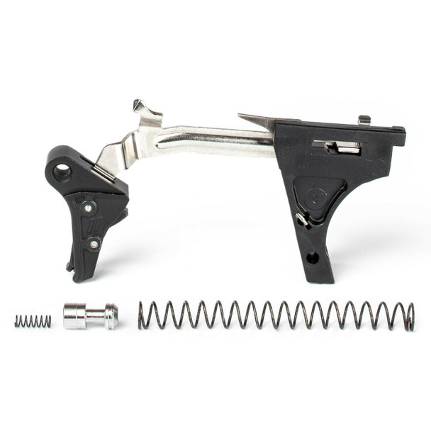 ZEV ZEV Pro Flat Face Trigger Drop-In Kit For Glock 1st-3rd Gen, 9Mm, Blk/Blk