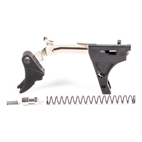 ZEV ZEV Pro Trigger 9Mm Curved Face Upgrade Drop-In Kit For Glock 1st-3rd Gen W Black Safety