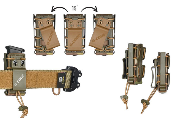 G-CODE SHORT - Soft Shell Scorpion Pistol Magazine Carrier