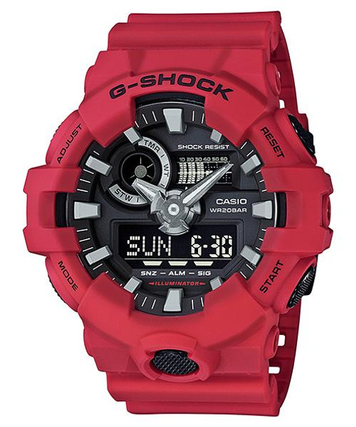 CASIO G-SHOCK ANA-DIGI 3D SUPER ILLUMINATOR GA-700-4ACR