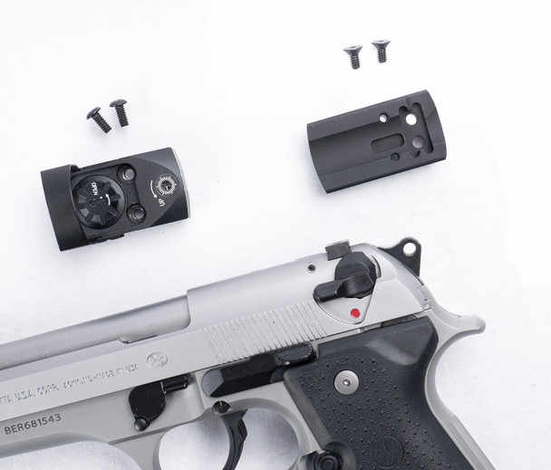 EGW Red Dot Sight Mount for Beretta 92 (fits Burris FastFire, Docter, Viridian RFX25)