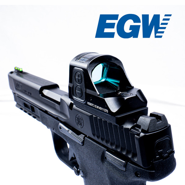EGW Red Dot Adapter Plate for Smith and Wesson (S&W) M&P .22 Magnum/ 5.7(fits Trijicon RMR / SRO, Holosun 407c / 507c)