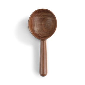 dark wooden ladle