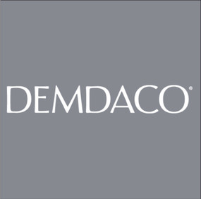 A dark gray square image with the trademark "DEMDACO" logo in white font.