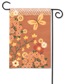 Clay Flowers Garden Flag