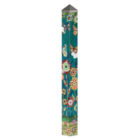 Patchwork Flutters 60" Art Pole