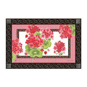Gingham Geranium MatMate