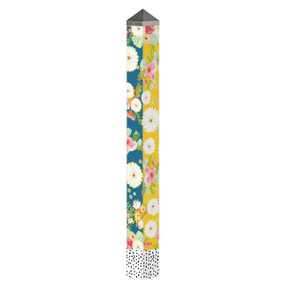 Positivity Blooms Blue 60" Art Pole