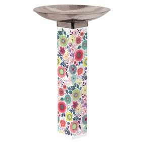 Blessed Bird Bath w/ST9025 Stainless Steel Topper