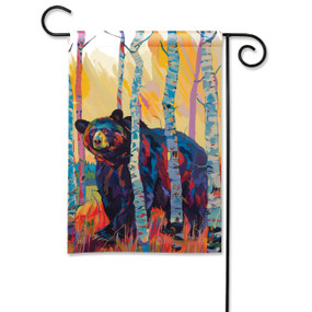 Vibrant Bear Garden Flag