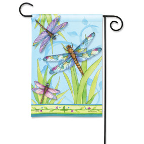 Dragonfly Days Garden Flag