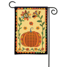 Patchwork Pumpkin Garden Flag