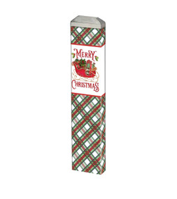 Tartan Sleigh 13" Mini Art Pole