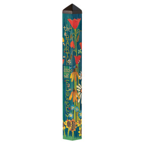 Earth Laughs in Flowers 40" Art Pole